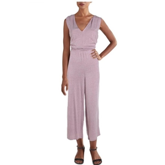 Alternative Apparel Cropped Lounge Jumpsuit Romper - Picture 6 of 6